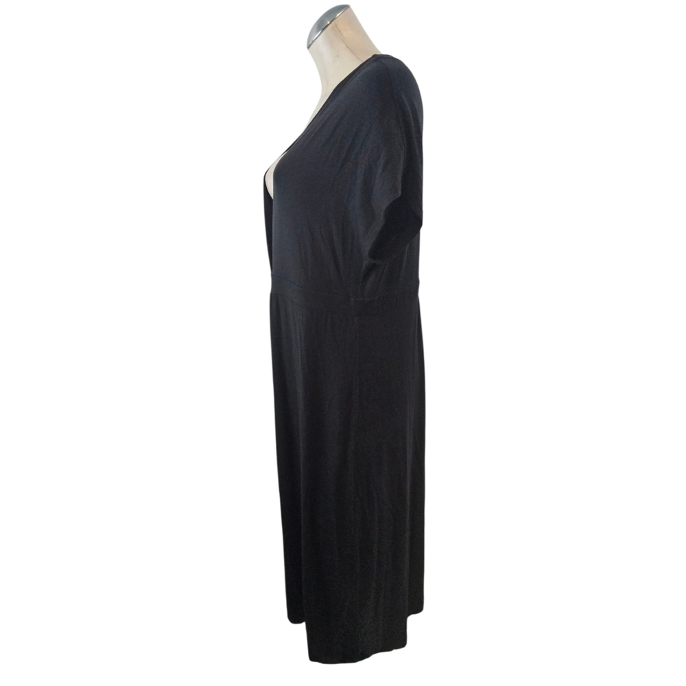 J.Jill Size L Black Maxi Dress - Picture 4 of 6